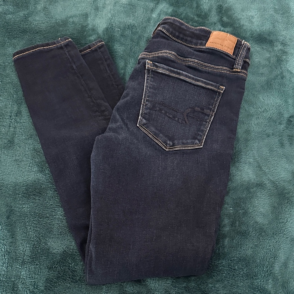 American Eagle Dark Blue Women's Jeggings